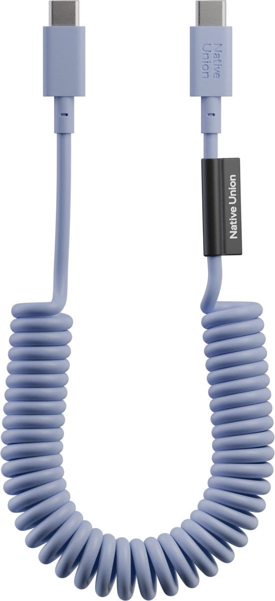 Native Union Pop Cable - Azur - USB-C naar USB-C - 1.2M - 60W