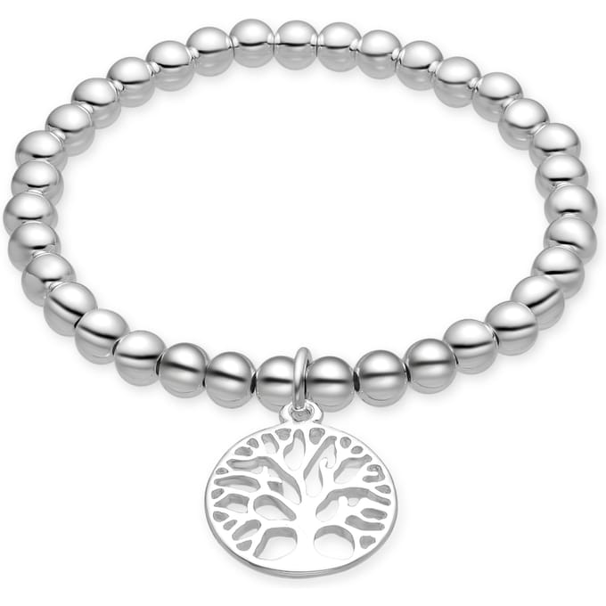 Luxenter armband afgewerkt in rhodium - Ansy