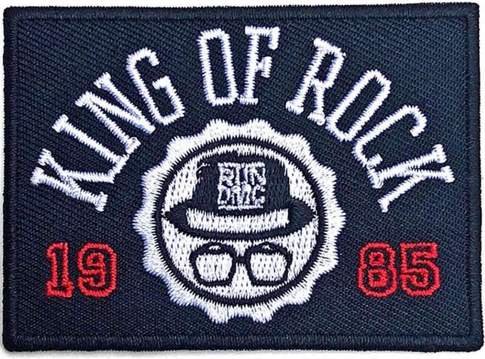 Run DMC - King Of Rock Patch - Zwart