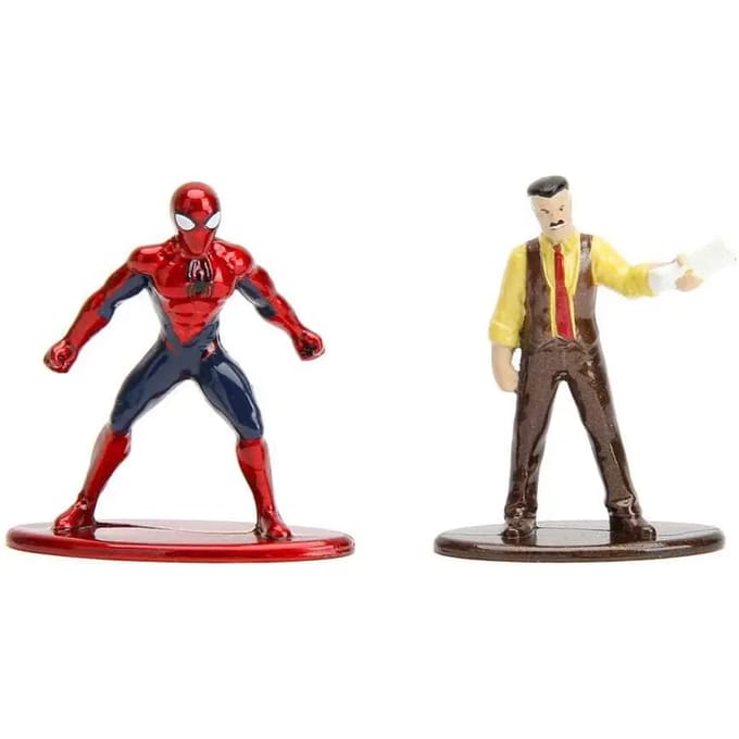 Spider-Man Marvel -Man Daily Bugle speelset met 2 nano figuren Poppetjes en figuren