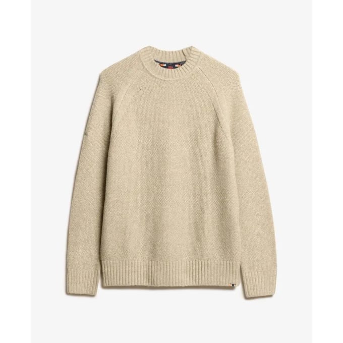 Superdry Pullover Beige - Maat XL - Heren - Pullovers