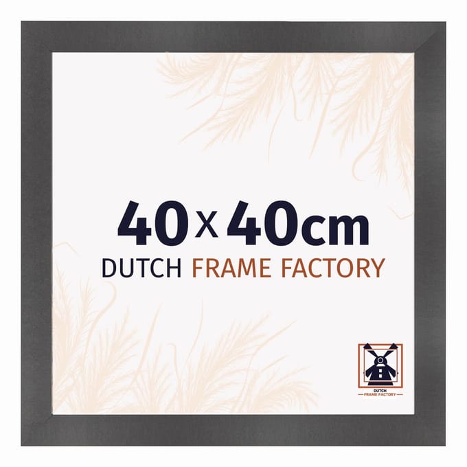 Fotolijst 40x40 cm - MDF - Zwart Mat - Praag