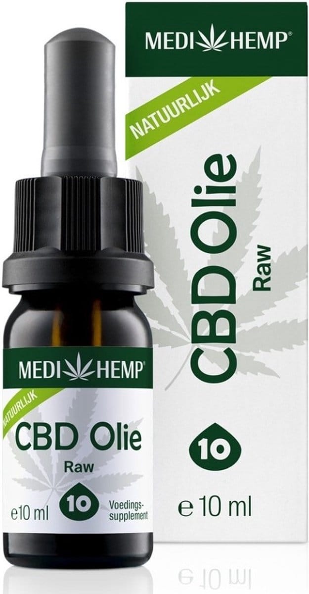 Wedihemp - CBD Olie Raw 10% 10ml (Medihemp) - THC olie - wietolie