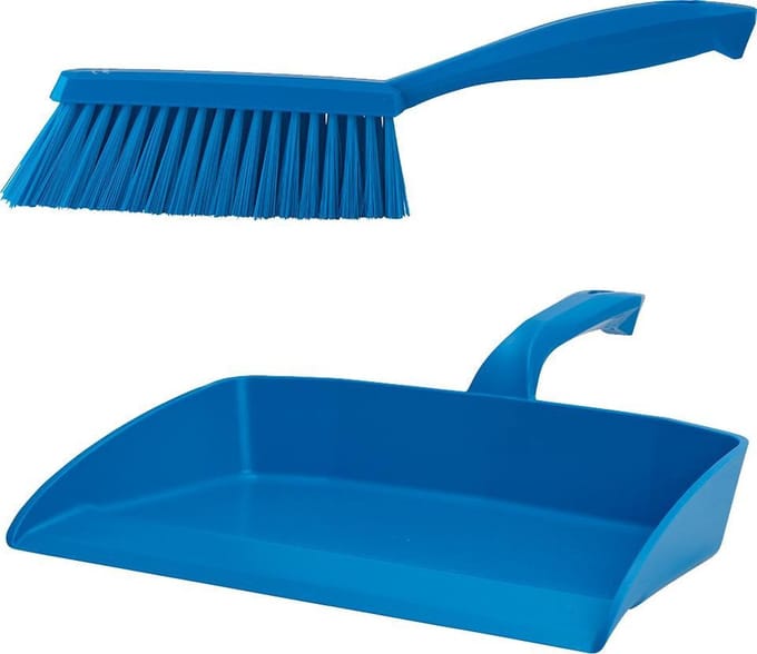 Stoffer en Blik Blauw kunststof Vikan