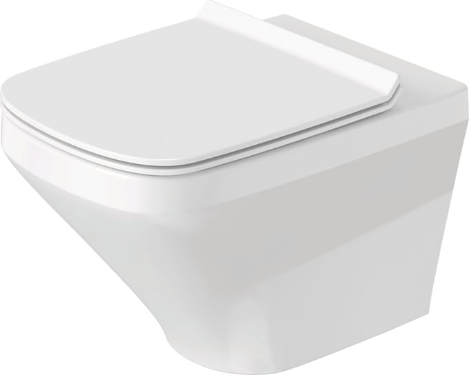 Duravit DuraStyle - Wandcloset, Rimless, met WonderGliss, alpine wit 25510900001