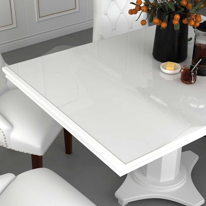 vidaXL - Tafelbeschermer - 120x60 - cm - 1,6 - mm - PVC - transparant