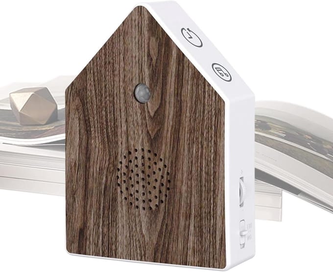 Slaap Geluidsmachine - Natuur Geluiden - Ontspanning Bevorderen - Bewegingssensor - Compact Formaat - Wit