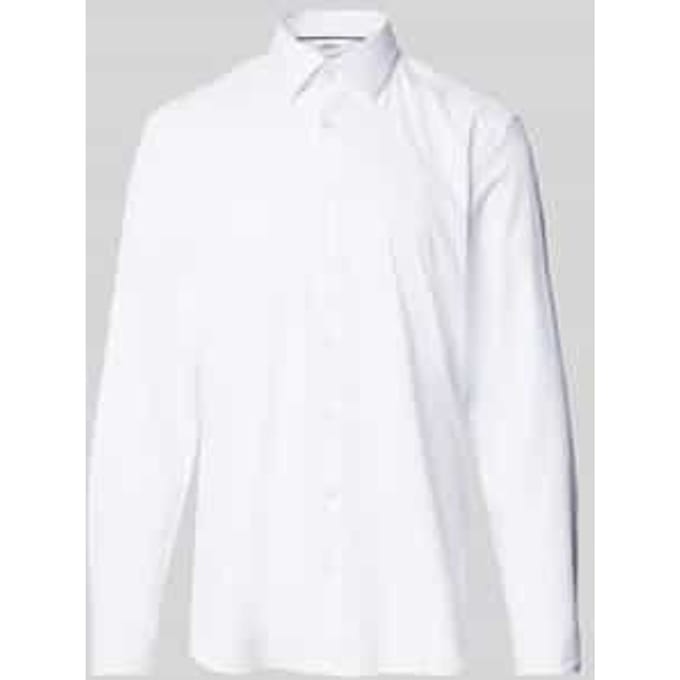 Super slim fit zakelijk overhemd met kentkraag