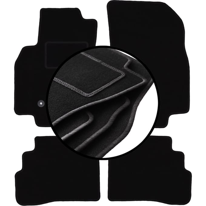 Complete set veloursmatten voor: Opel Karl hatchback (2015-)
