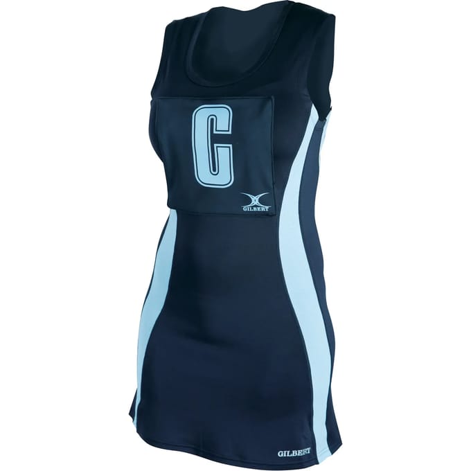 Gilbert Netball Eclipse II Hook and Loop - W 8 - Navy / Sky