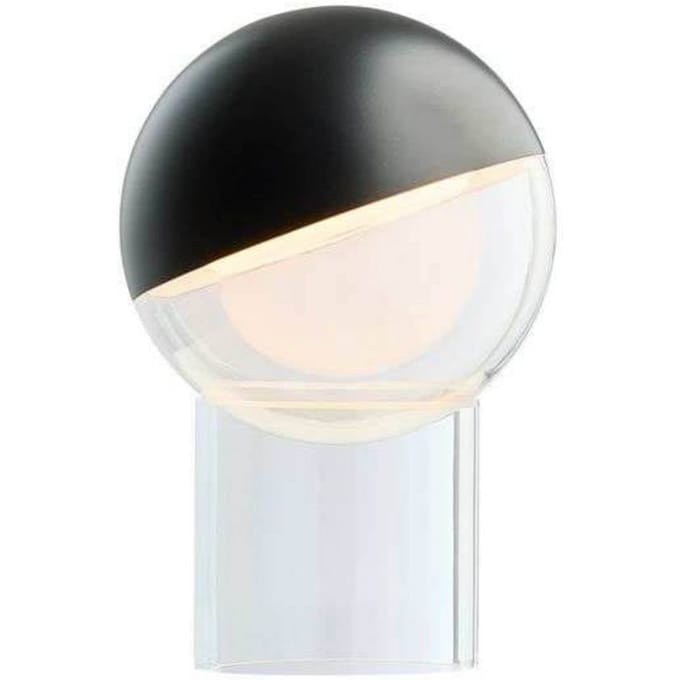 FRANDSEN LED tafellamp Pila, zwart, 20 cm, dimbaar