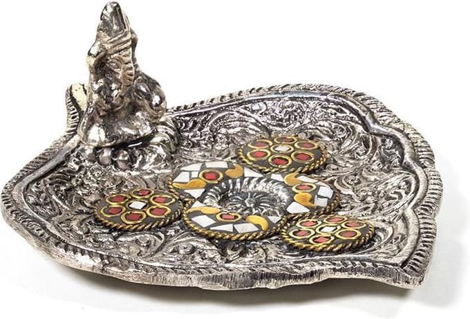 Wierookkegeltjes Brander Ganesha (11 x 9 x 3.5 cm)