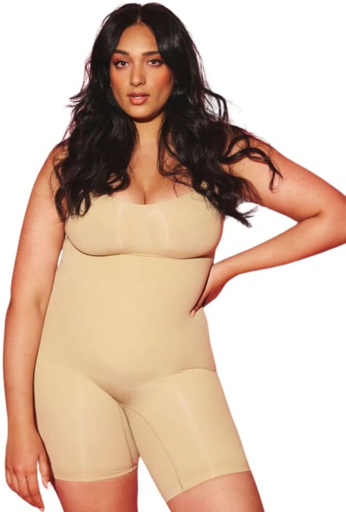 N Bodysuit | Soft Beige