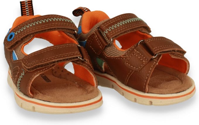 Sj Lifestyle Jongens Sandaal | Cognac | Maat: 20