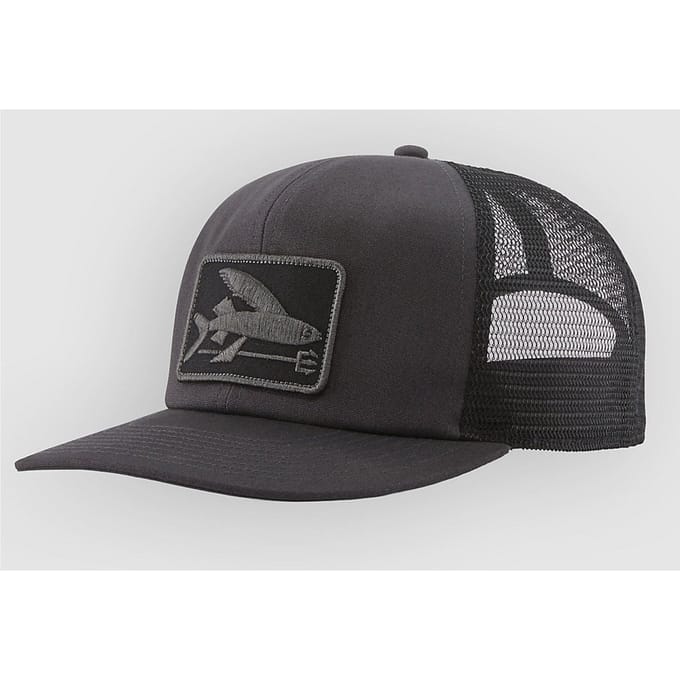 Patagonia Flying Fish Relaxed Trucker Cap zwart