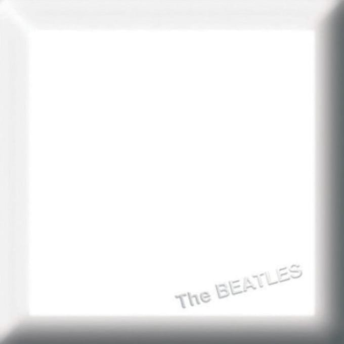 The Beatles - Album Pin - Wit
