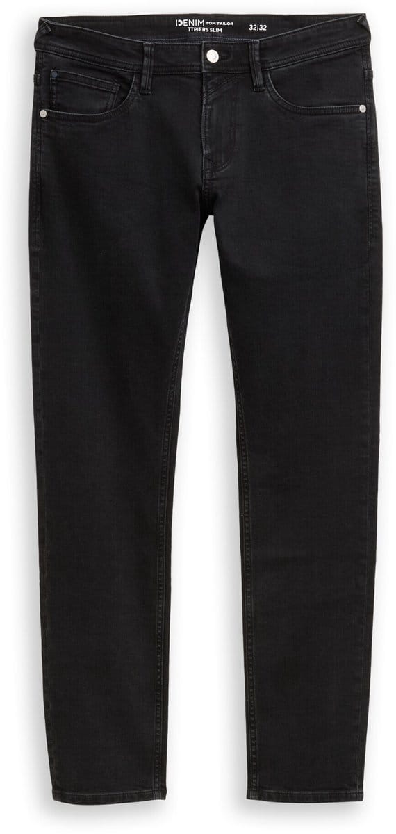 Tom Tailor Denim - TTPIERS SLIM-jeans - Maat 32/36 - dark stone black black denim