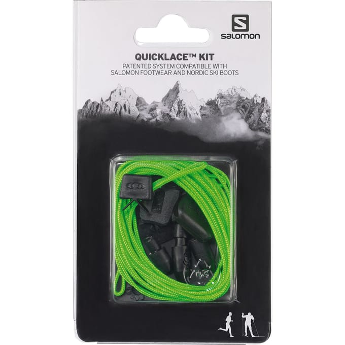 Salomon Quicklace Kit, veters, groen
