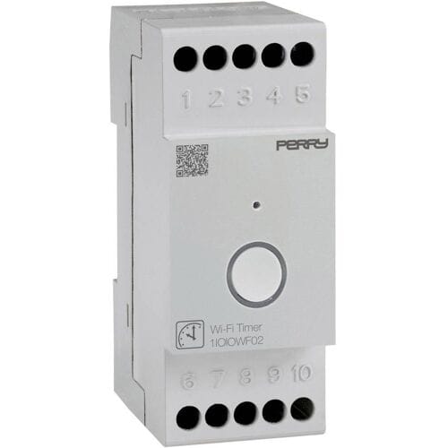 Wallair 1IOIOWF02 DIN-rail schakelklok Digitaal Weekprogramma 3500 W IP20 Cyclusprogramma, Toevalsfunctie, Countdown-functie, Programmeerfunctie