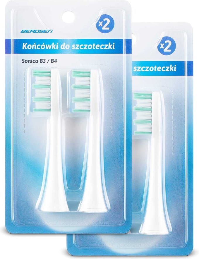 Sonic toothbrush opzetstukken Berdsen - 4 stuks