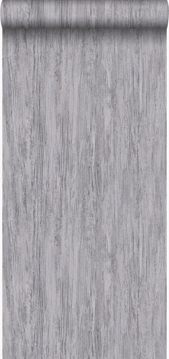 Origin Wallcoverings behang houtlook grijs - 53 cm x 10.05 m - 347417
