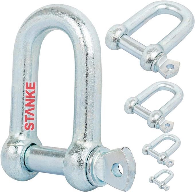 10x Gegalvaniseerde Stalen Beugels 10 mm - U-Schakels voor Diverse Toepassingen