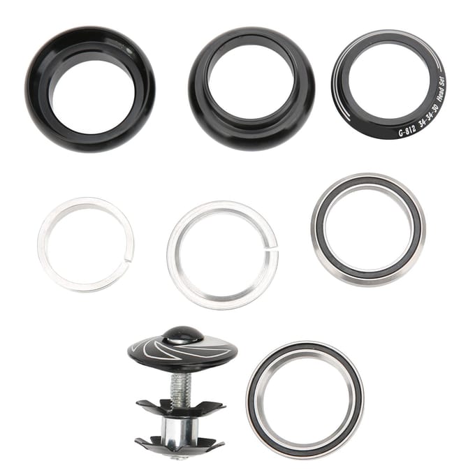 Fiets Headset Aluminiumlegering Uitstekende Afwerking Sterk Duurzaam Hoge Sterkte Lange Levensduur Fietsaccessoire gray
