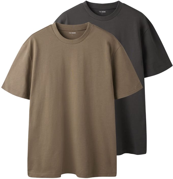 NAME IT - TAMHOX 2P SS RLX TEE - Heren - Overhemden