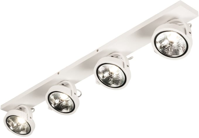 Lumidora Opbouwspot 75065 - SUNNY - 4 Lichts - G9 - Wit - Metaal