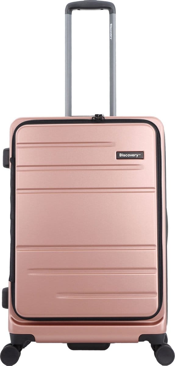 Discovery - Patrol | Harde Koffer / Trolley / Reiskoffer - (67cm) Medium - Roze - Roze / Medium