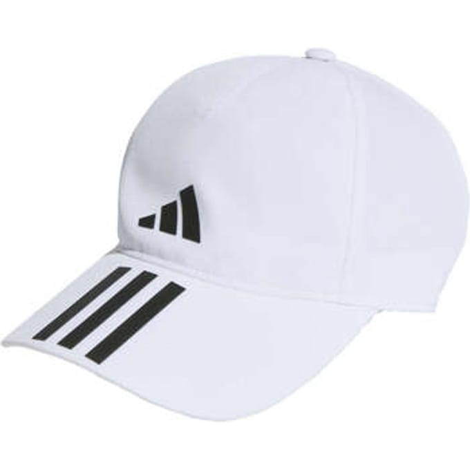 adidas Performance 3-Stripes AEROREADY Running Training Honkbalpet - Unisex - Wit
