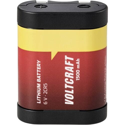 VOLTCRAFT 2CR5 Fotobatterij Lithium 1500 mAh 6 V 1 stuk(s)