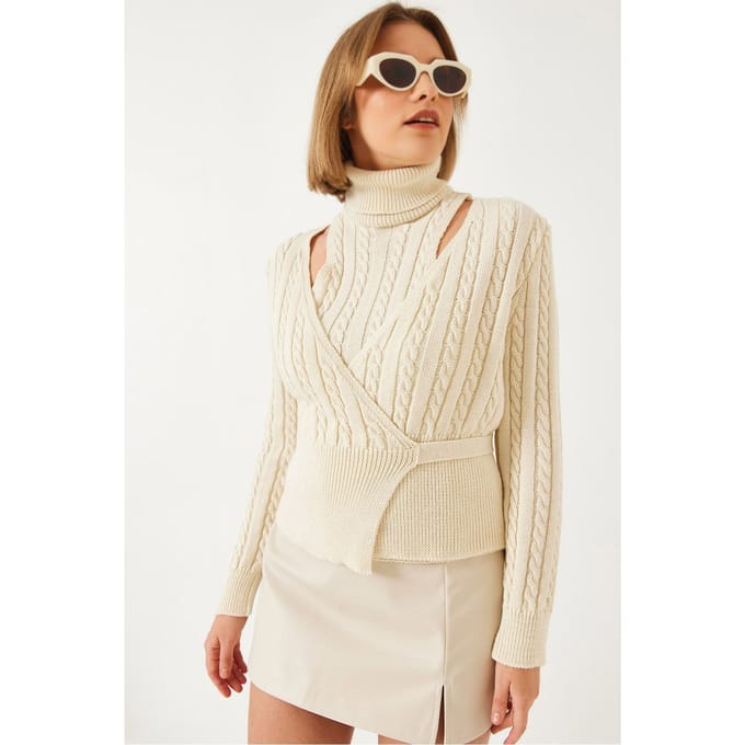 Haar Baard Geprinte Knit Co-ord Set