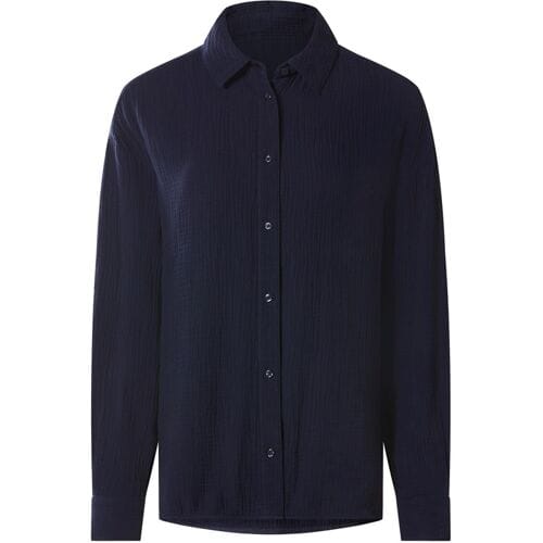 ESMARA Mousseline dames blouse (Marineblauw, S (36/38))
