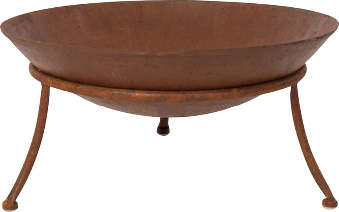 RedFire - Tulsa - Bruin - Staal - Vuurschaal - Fire Pit - Stevig staal - Industrieel - Terrasverwarming - Sfeerhaard - Roest