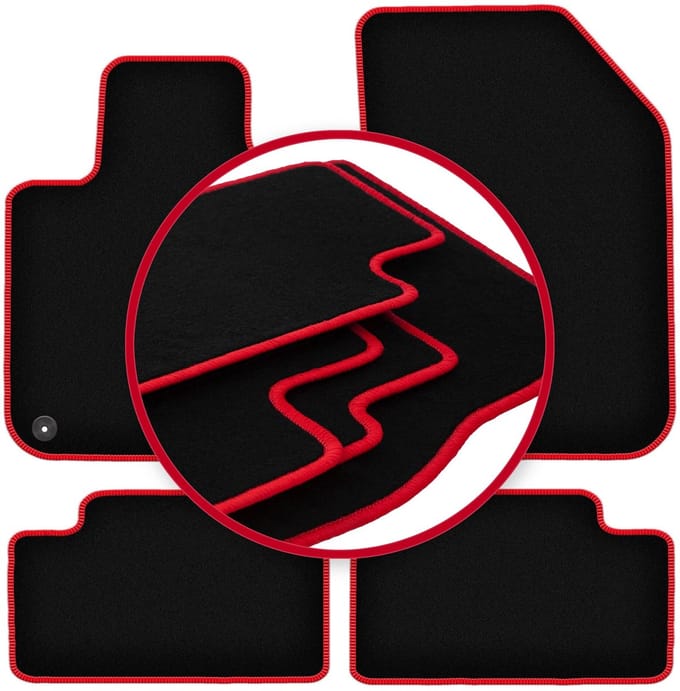 CARLUX-RED automatten voor: Peugeot 308 II hatchback (2013-)