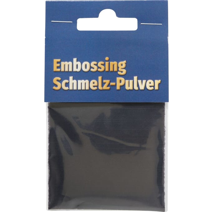 Bakpoeder voor embossing, 10 g - Zwart