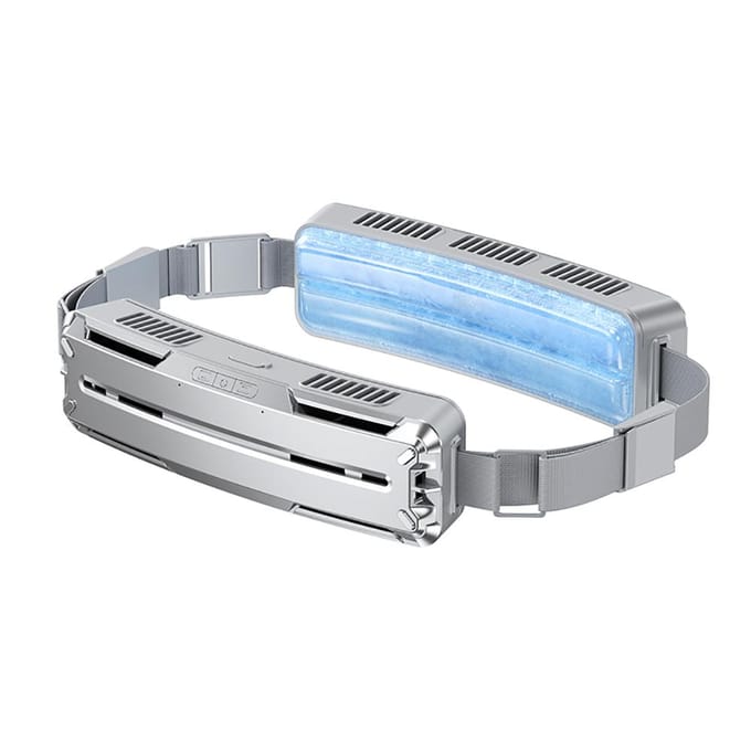 Draagbare Tailleventilator IJskompres Riemventilator USB Oplaadbare Koelventilator Ondersteunt 3-Snelheden