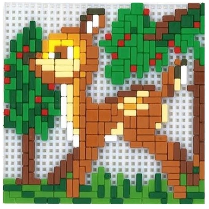 Stickit - Ministecksysteem - jonge ree in het bos, ca. 600 steentjes