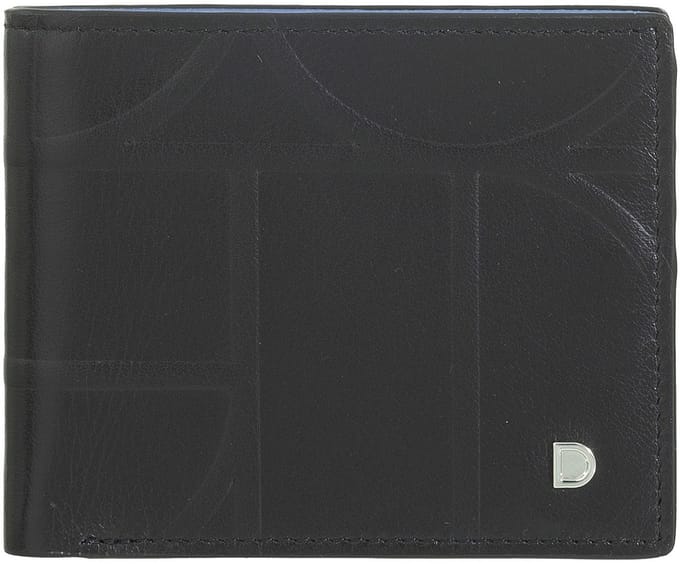 DuDu Up! Portemonnee RFID-bescherming Leer 10.5 cm - Jongens - Horizontaal - black-orange