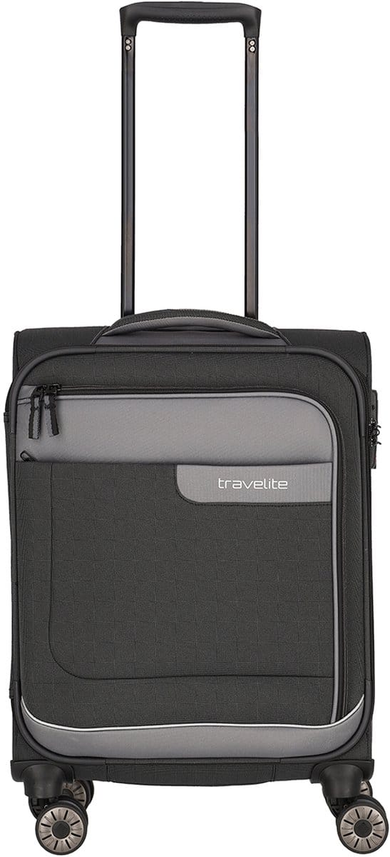 travelite VIIA 4W Trolley Slate Grijs 55cm