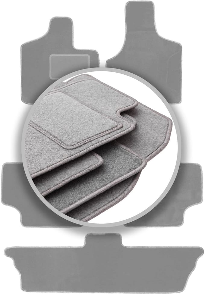 Grijze automatten voor: Chrysler Voyager III 7-zits (2001-2007)
