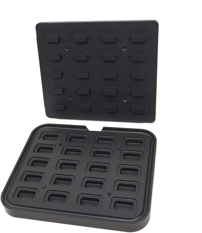 Tartelette Vorm - Rechthoek - 64x41/45x22 mm - 20 stuks
