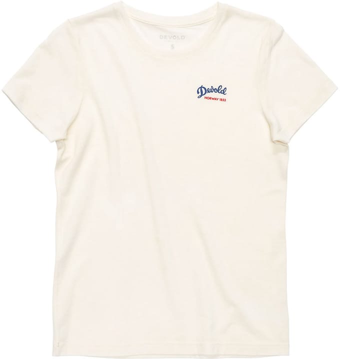 Devold Of Norway Script T-shirt Met Korte Mouwen Wit S Vrouw