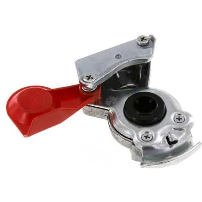 Aluminium Gladhand Koppeling M16x1.5 Binnendraad Toevoer (rood) DIN 74254