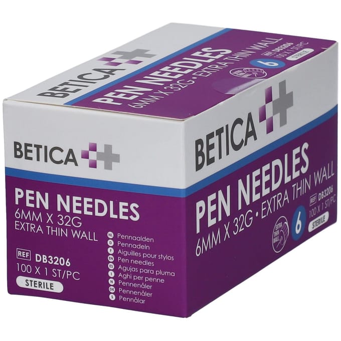 BETICA Aiguille pour Stylos 6 MM x 32 G 100 Accessoires