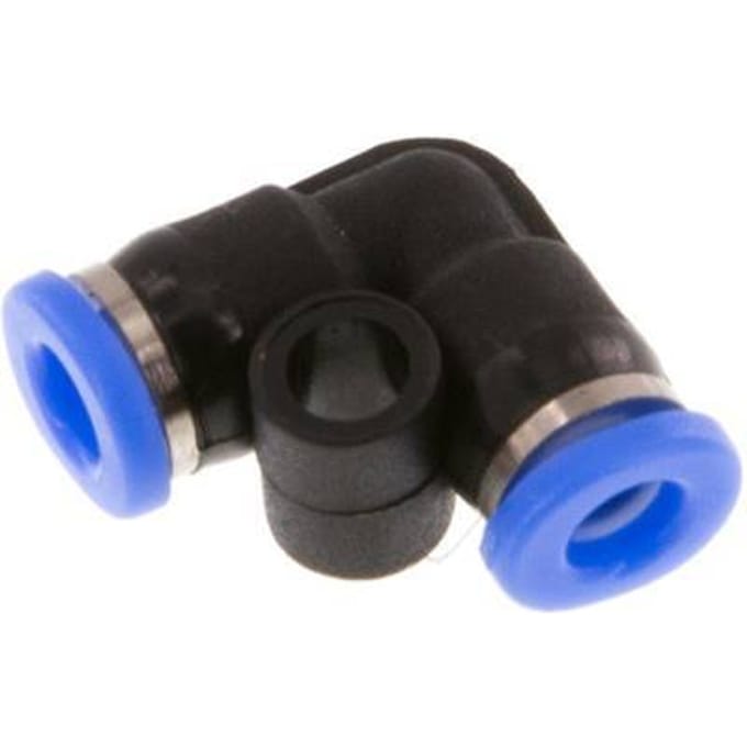 3mm 90 graden L-verbinding PBT Insteekfitting Compact Ontwerp NBR [2 Stuks]