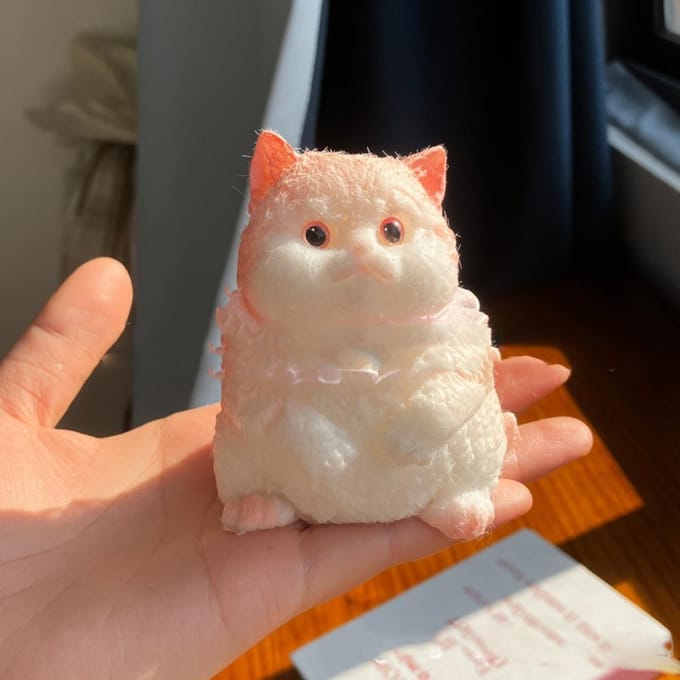 Grappige Langzame Terugslag Kat Knijp Dier Cartoon Simulatie Kat Knijp Mini Zachte Kat Fidget Sensorisch