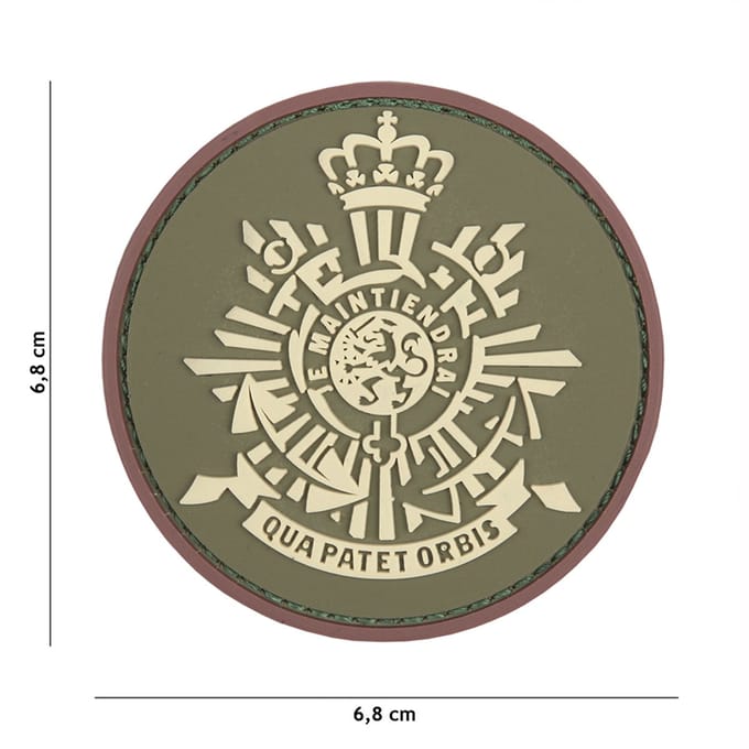 101 Inc Embleem 3D Pvc Korps Marieniers Groen/Coyote  20051