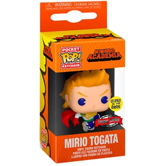Funko Pop! Keychain: My Hero Academia - Mirio Togata Exclusive Glow In The Dark